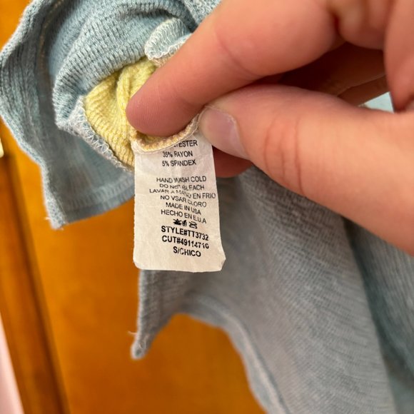 Ces Femme Cotton Blend Short Sleeve‎ Sweater - Picture 10 of 10